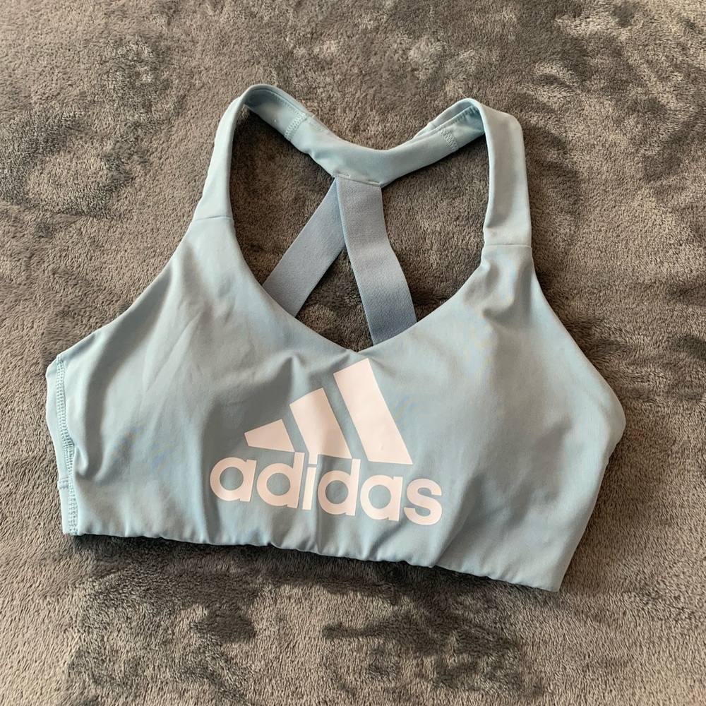 Adidas Light Blue Sports Bra
